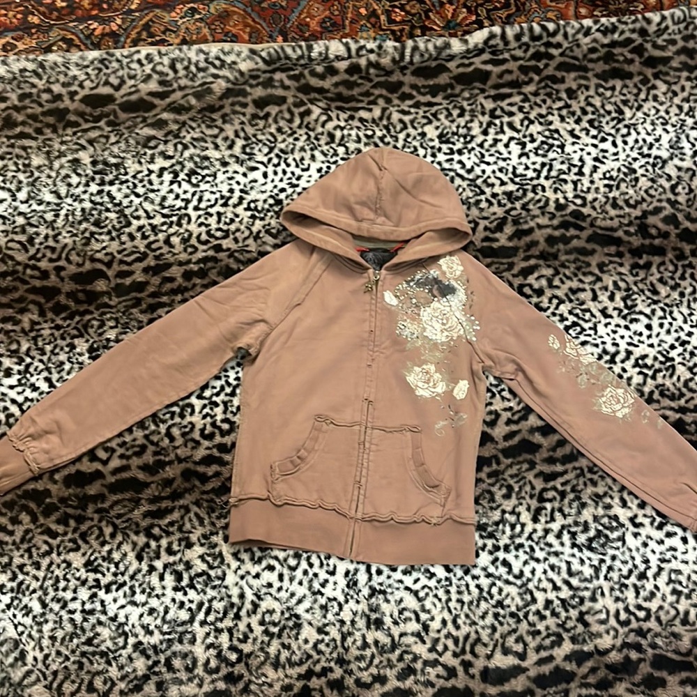 Miss Me Zip Up Sweatshirt